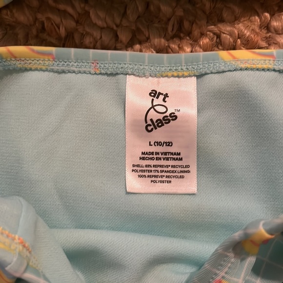 Girls 10/12 assortment of swimsuits and swimsuit long sleeve swim top. Excellent - Picture 3 of 11